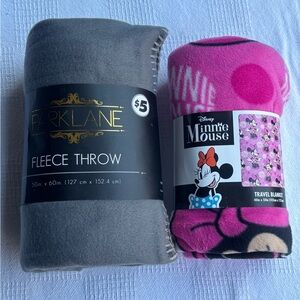 Park Lane & Minnie Mouse Throw Blankets